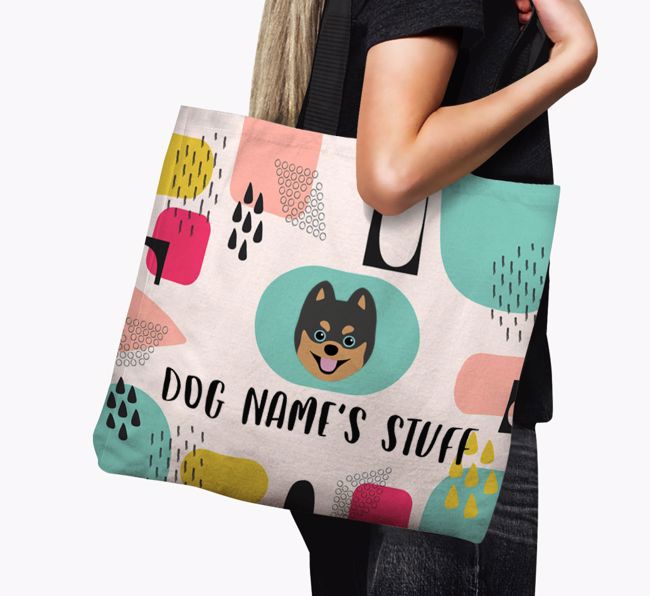 Personalised {dogsName} 'Stuff' Canvas Bag